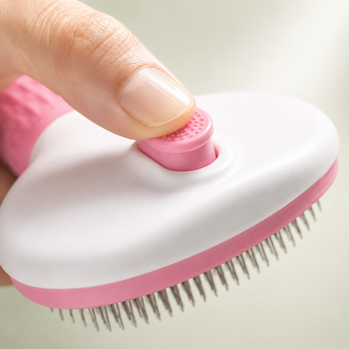 Self-Cleaning Pet Grooming Brush — One-Click Hair Eject for Cats & Dogs
