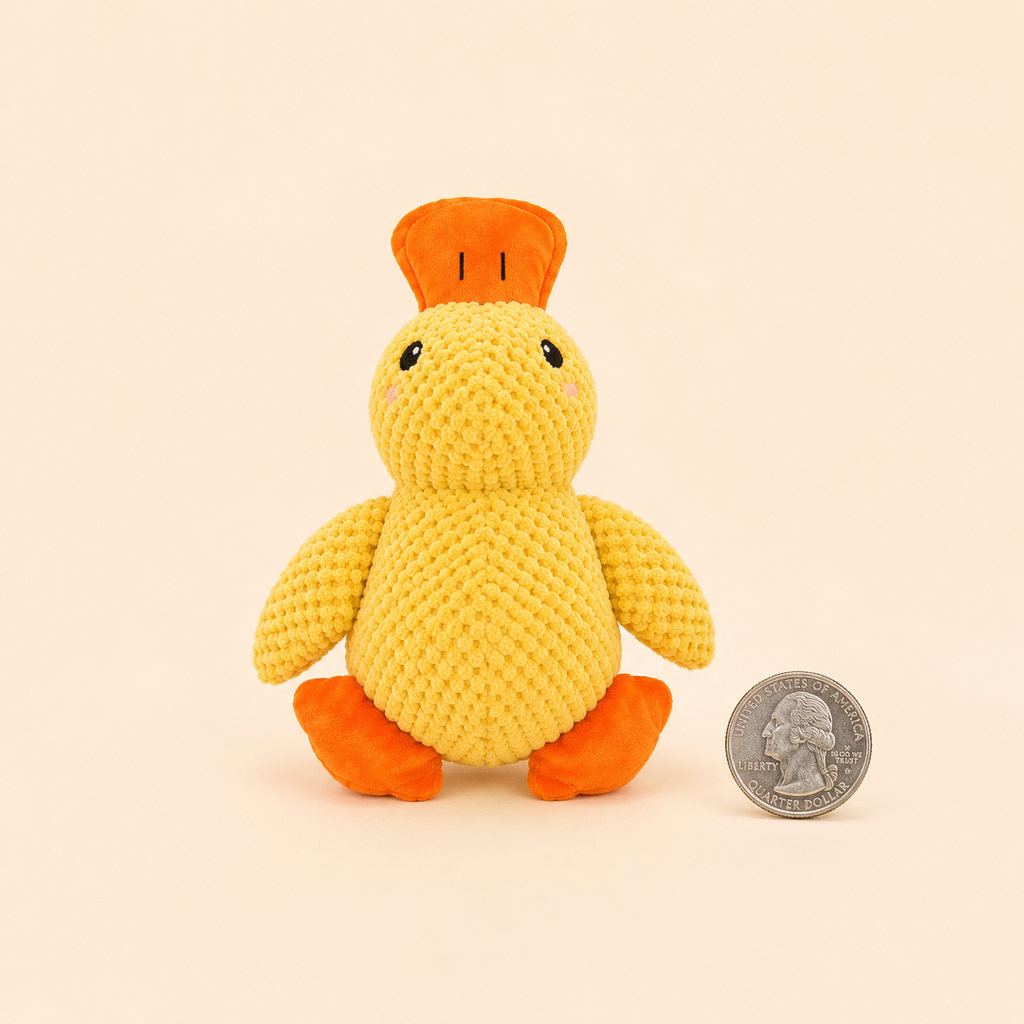 Duck plush close-up